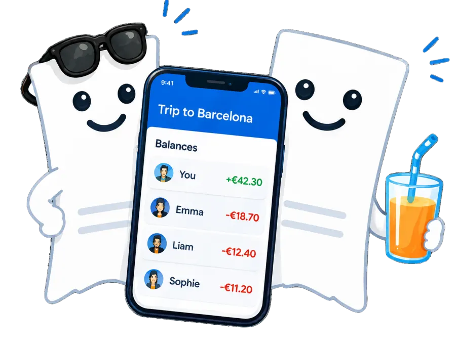 Organized expense tracking with HalfHalf