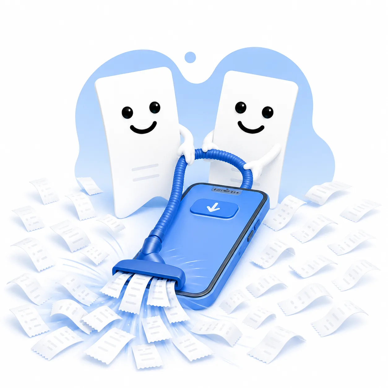 HalfHalf overview illustration for shared expense tracking.