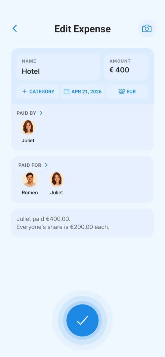 HalfHalf group settings with clear member roles and permissions.
